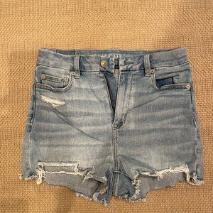 Stretchy high waisted denim shorts from American Eagle